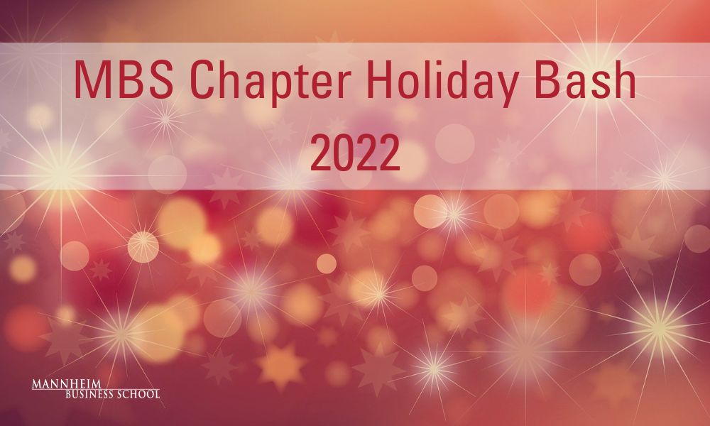 Chapter Meeting MBS Holiday Bash Events